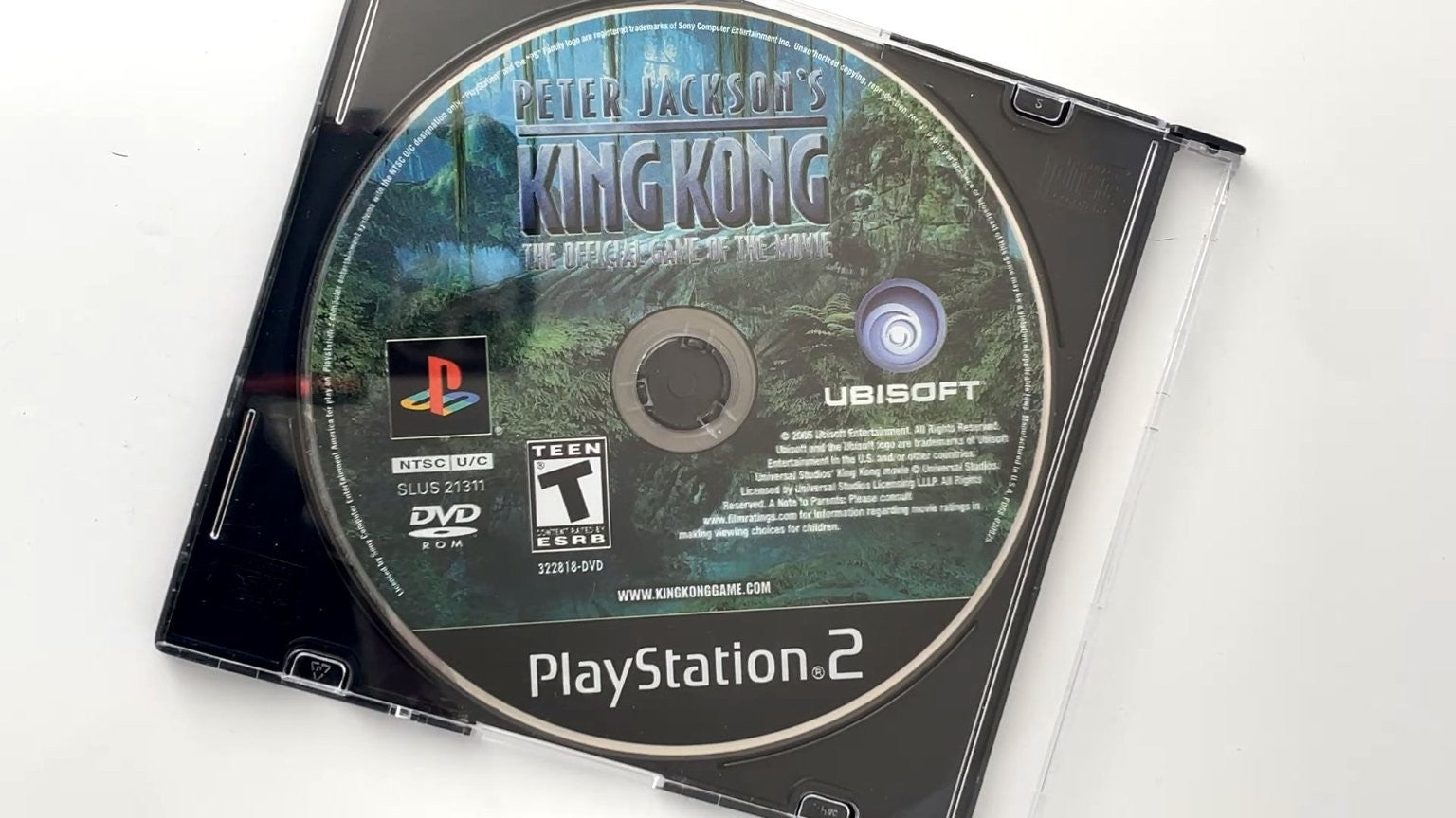 Peter Jackson's King Kong PlayStation 2 Video Game Teen Multiplayer DISC ONLY