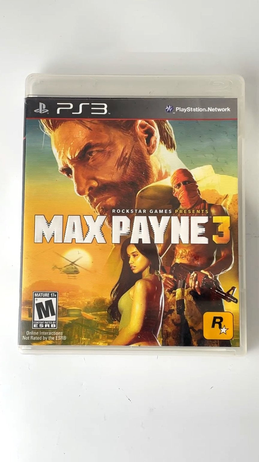 Max Payne 3 PS3 Video Game Multiplayer Shooter Action