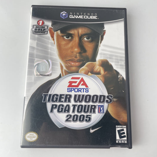 Tiger Woods PGA Tour 2005 (Nintendo GameCube, 2004) 2 Discs CIB #0905