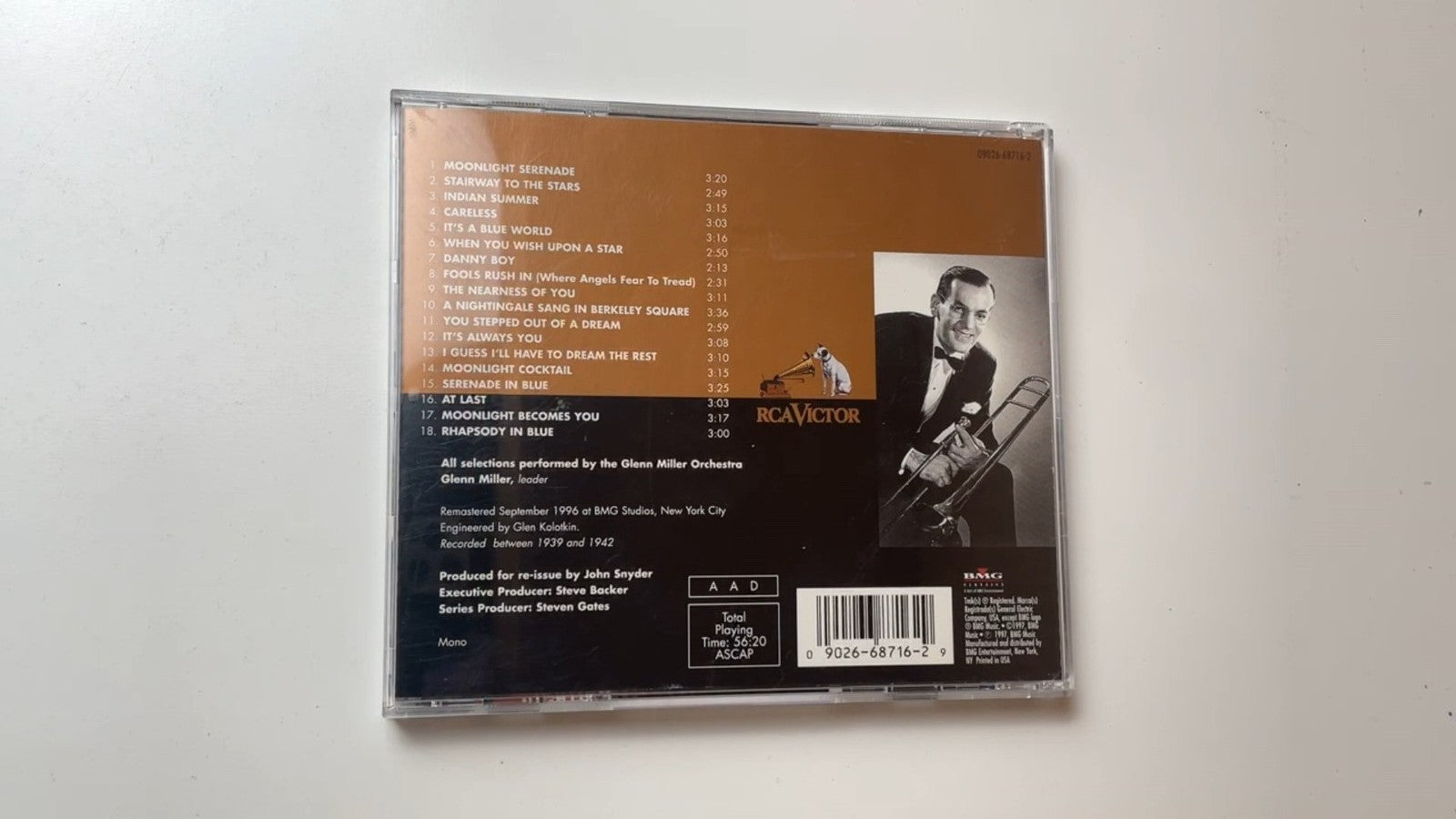 Glenn Miller - Candlelight Miller CD 1997 Remastered Jazz RCA Victor