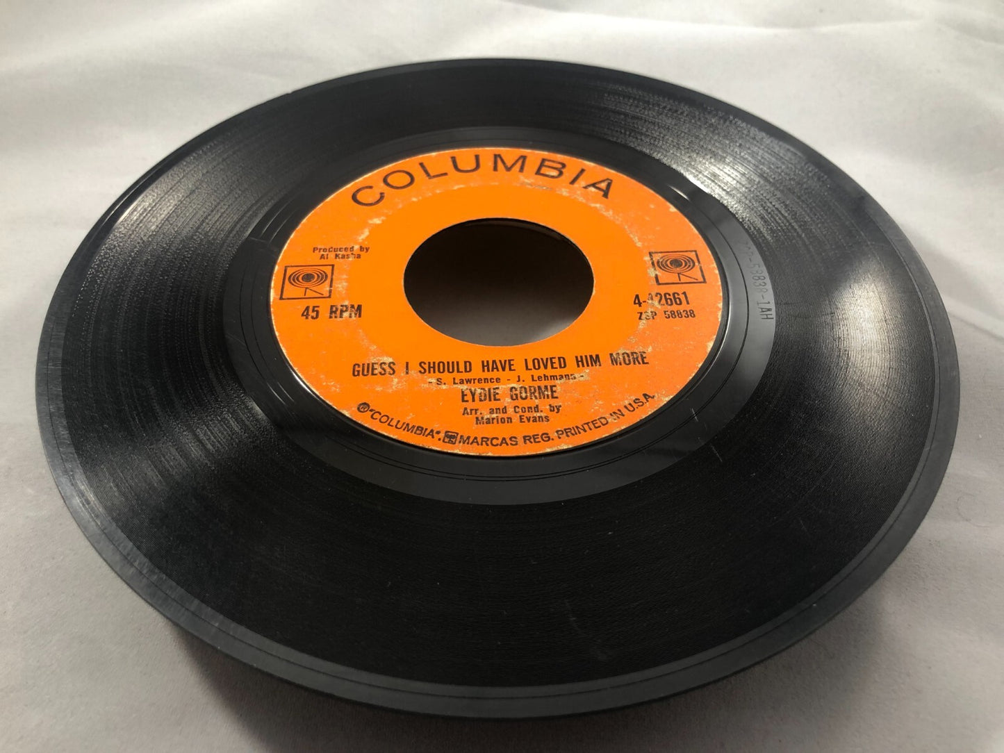 Eydie Gorme Blame it on the bossa nova/guess I should have loved him more 45 G
