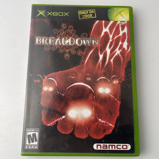 Breakdown (Microsoft Original Xbox 2004) Black Label Game NO Manual