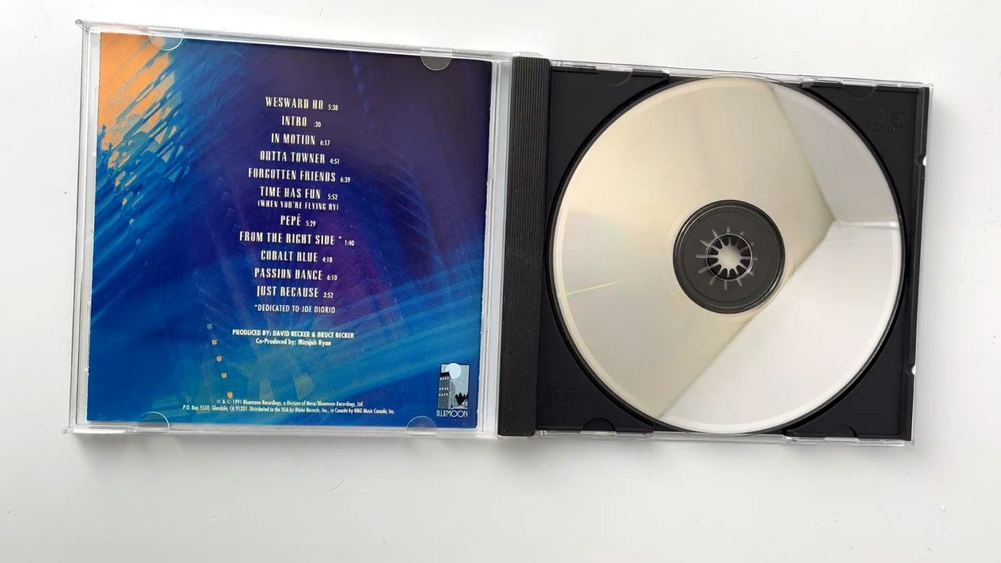 David Becker Tribune - In Motion CD 1991 Jazz Fusion Bluemoon