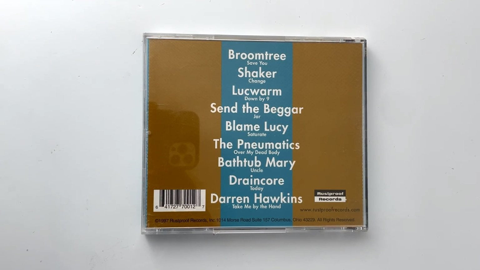 This is Rustproof CD 1997 Indie Rock Compilation Rustproof Records