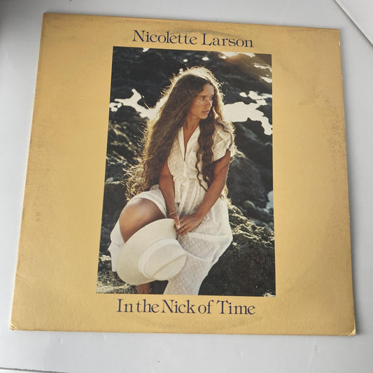 Vintage Nicolette Larson In The Nick Of Time 12" Vinyl LP 1979 Warner Pop Rock