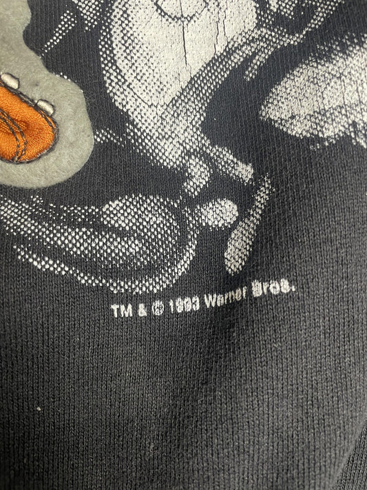 Vintage Cleveland Browns Sweatshirt Mens Large NFL Looney Tunes Made USA 90s