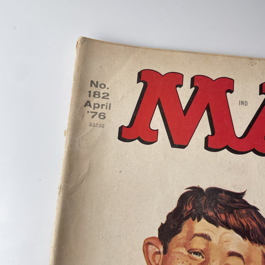 MAD Magazine, No 182, April 1976 Good Times The Godfather Jaws, Towering Inferno