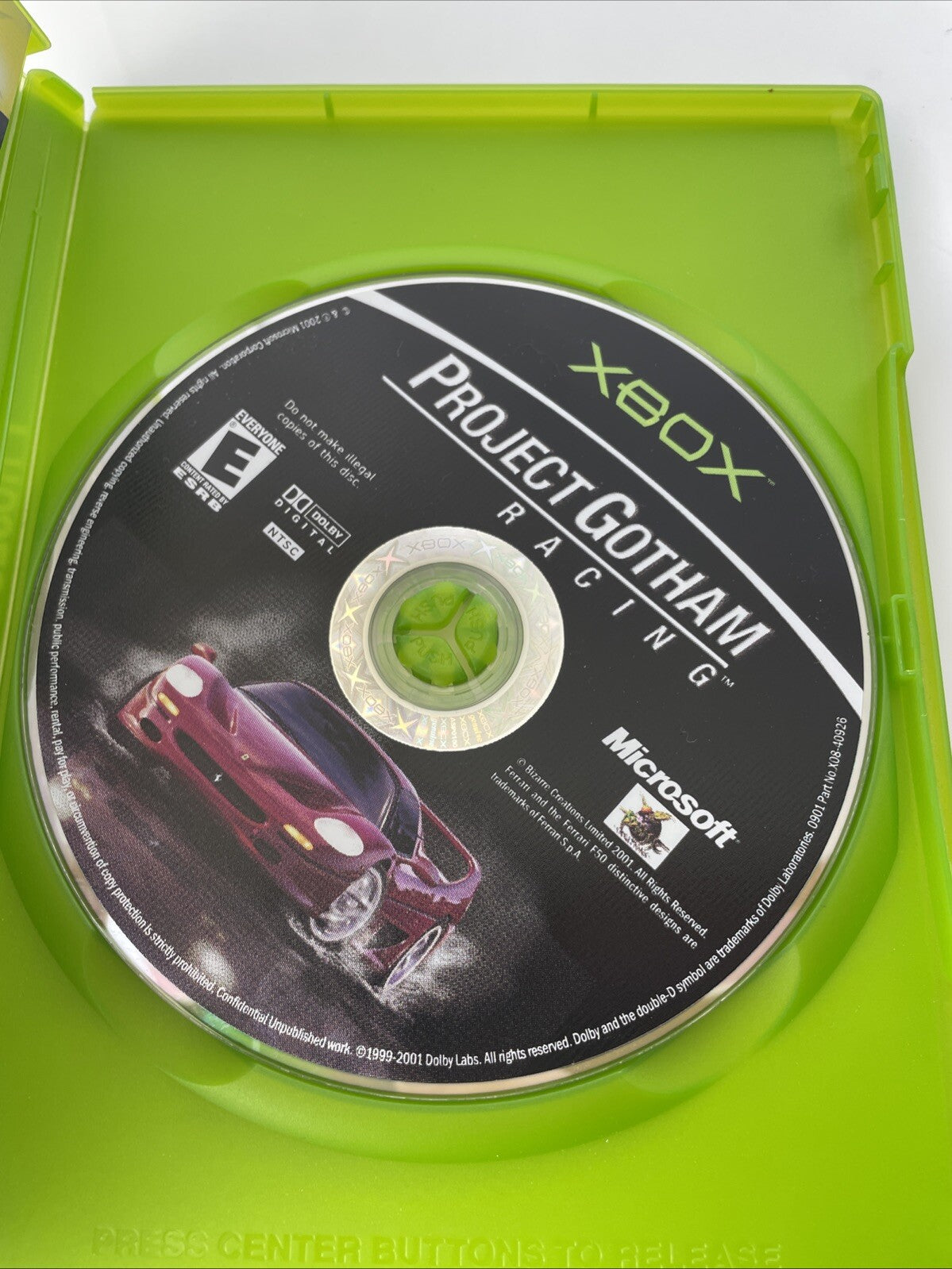 Project Gotham Racing Original Xbox (Microsoft Xbox, 2001) Free Fast Shipping 