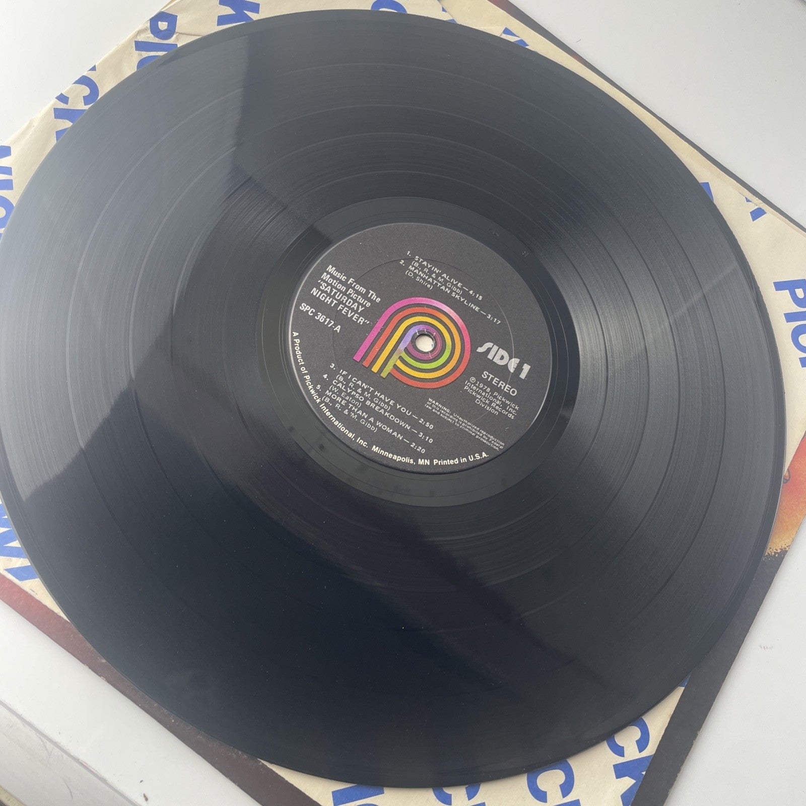 Saturday Night Fever Music From The Motion Picture Vinyl Album 1978 Pickwick