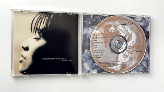 Keiko Matsui - Sapphire CD 1995 Jazz Fusion White Cat Label