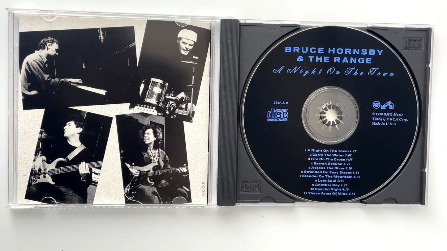 Bruce Hornsby & The Range - A Night On The Town CD 1990 Rock BMG