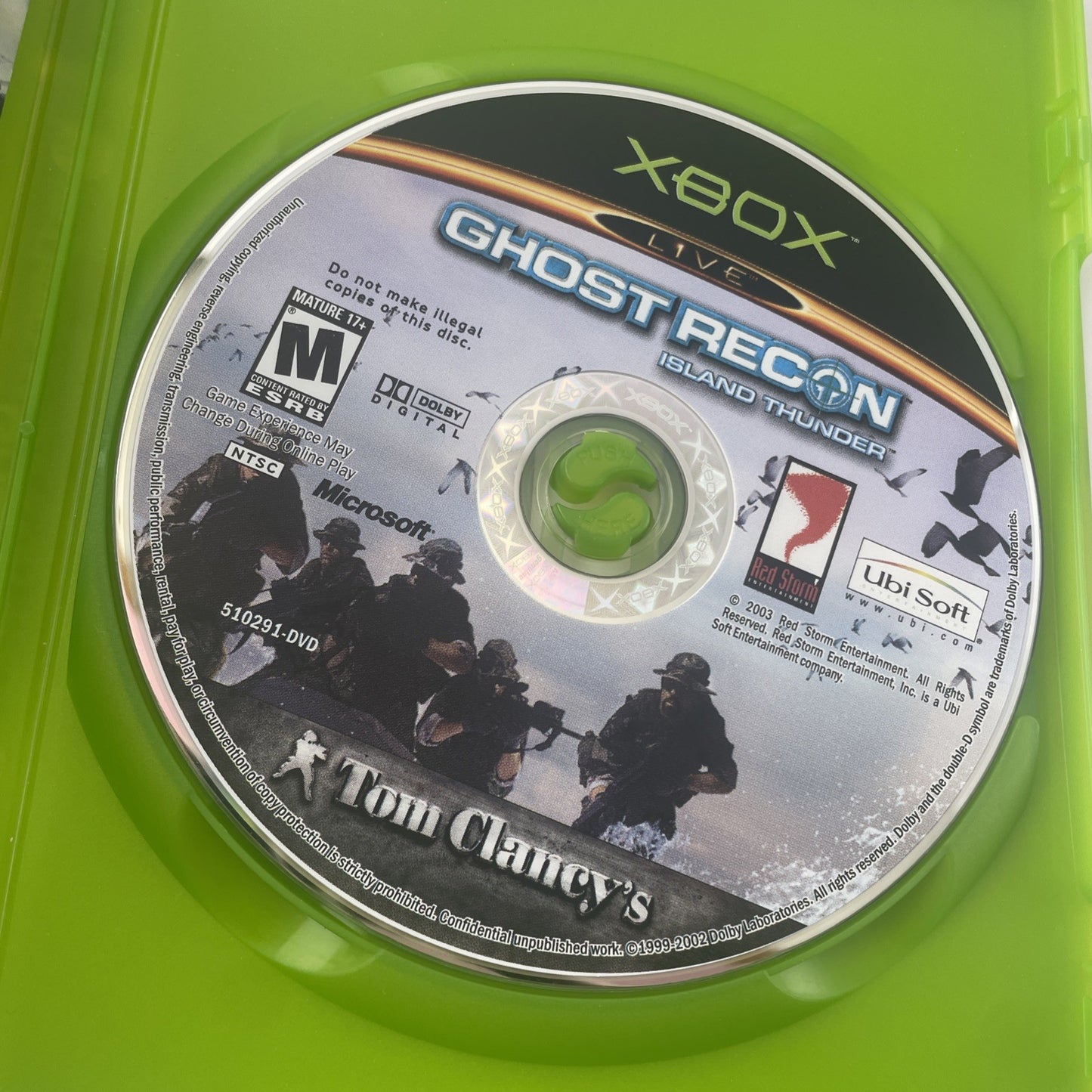 Tom Clancys Ghost Recon Island Thunder Xbox Original CIB Complete with Manual