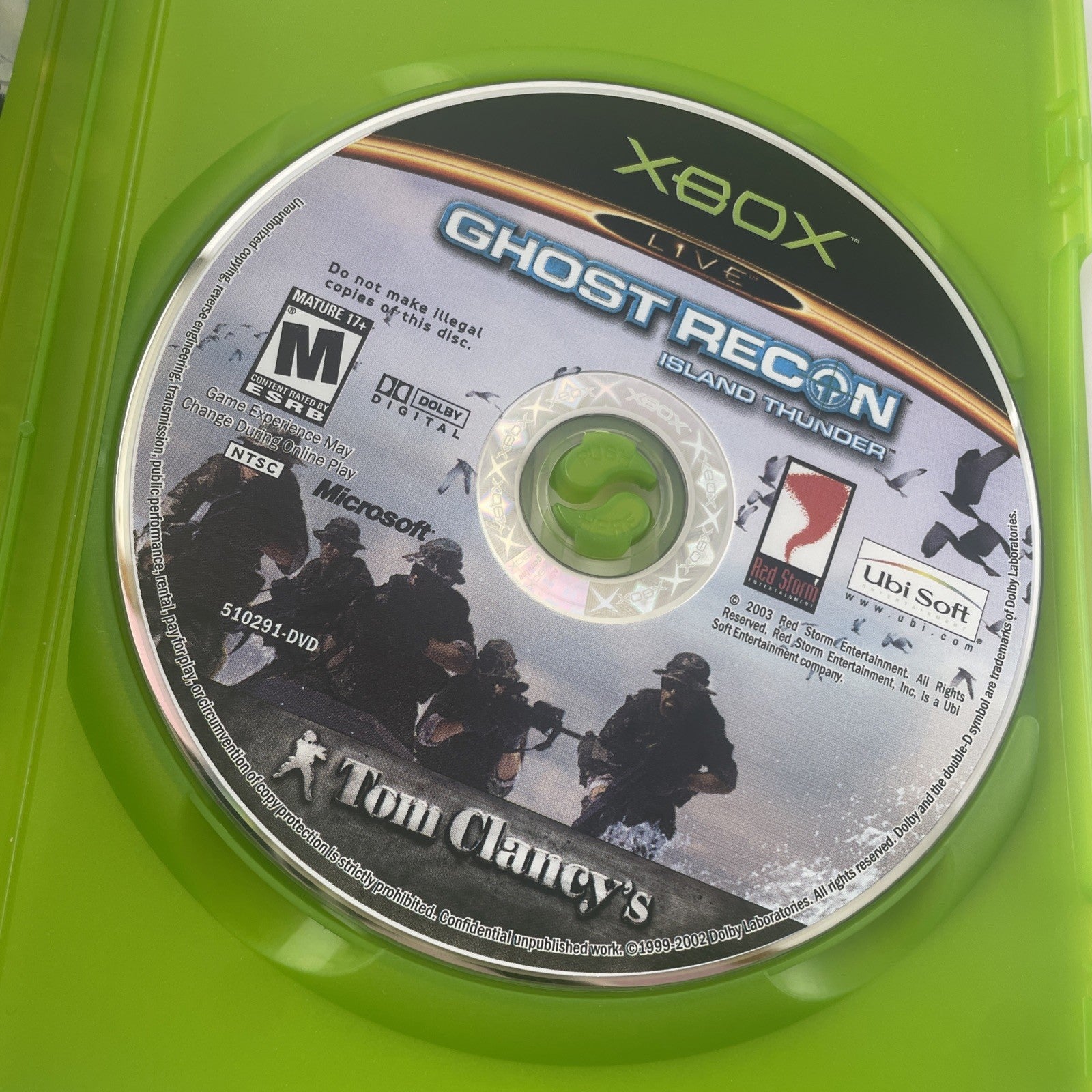 Tom Clancys Ghost Recon Island Thunder Xbox Original CIB Complete with Manual