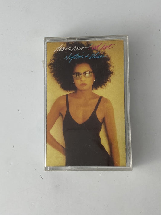 Diana Ross Red Hot Rhythm + Blues Cassette 1987 RCA Pop Soul R&B