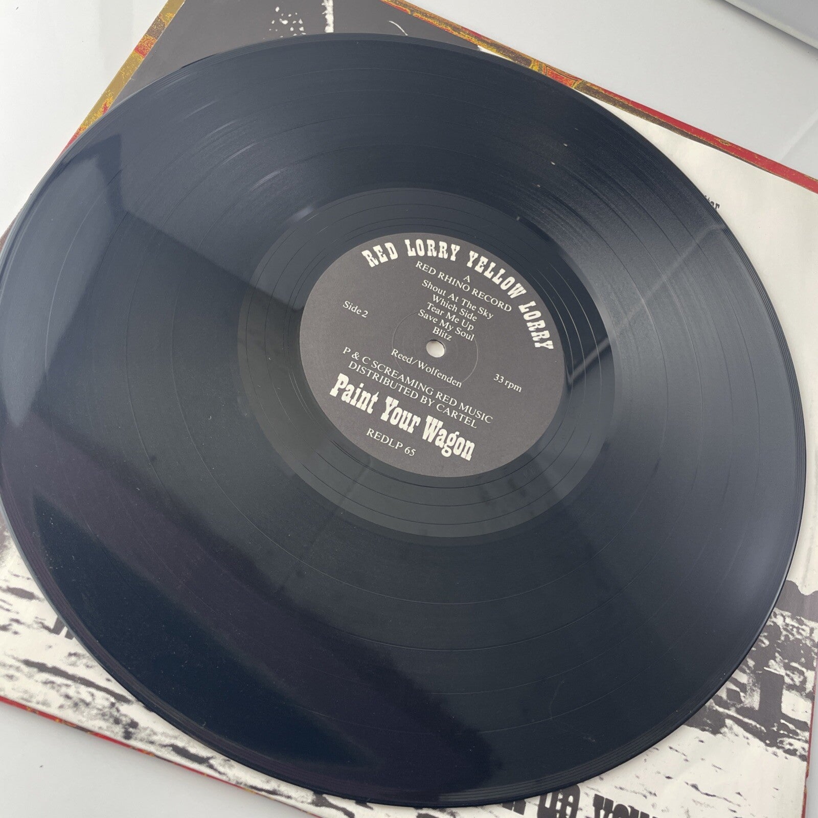  ‎RED LORRY YELLOW LORRY Paint Your Wagon 1986 RedLP 65  GOTH made in UK  NM 