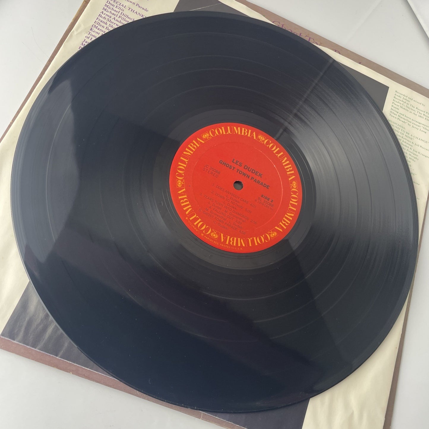 [ROCK/POP]~EXC LP~LES DUDEK~Ghost Town Parade~[Original 1978~CBS~Issue]