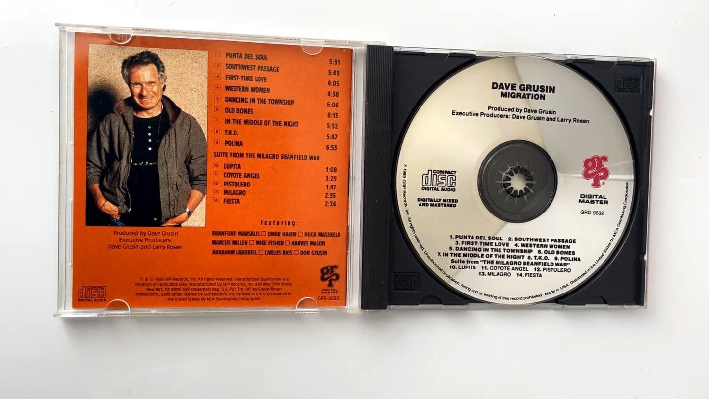 Dave Grusin - Migration CD 1989 Digital Master Jazz GRP Records