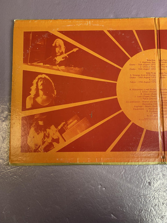 Vintage Deep Purple Made In Japan 2xLP Vinyl 1973 Warner Live Classic Rock Album