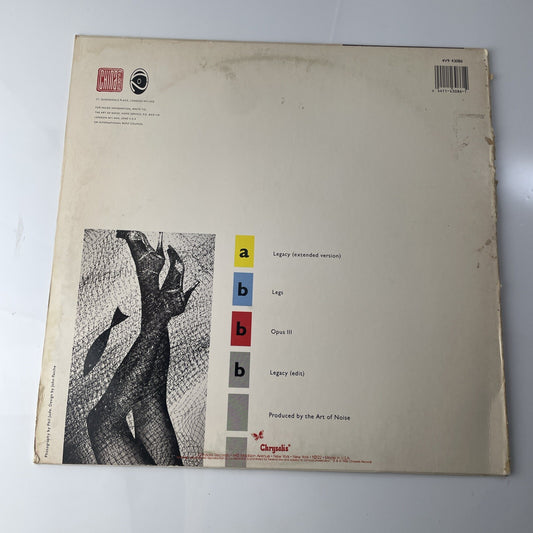 THE ART OF NOISE - LEGACY ORIG 1986 US 12" VINYL MAXI SINGLE