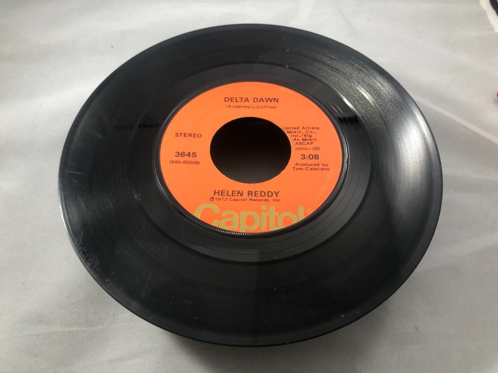 Helen Reddy (1973) Delta Dawn / If We Could Still Be Friends Record 45RPM G+