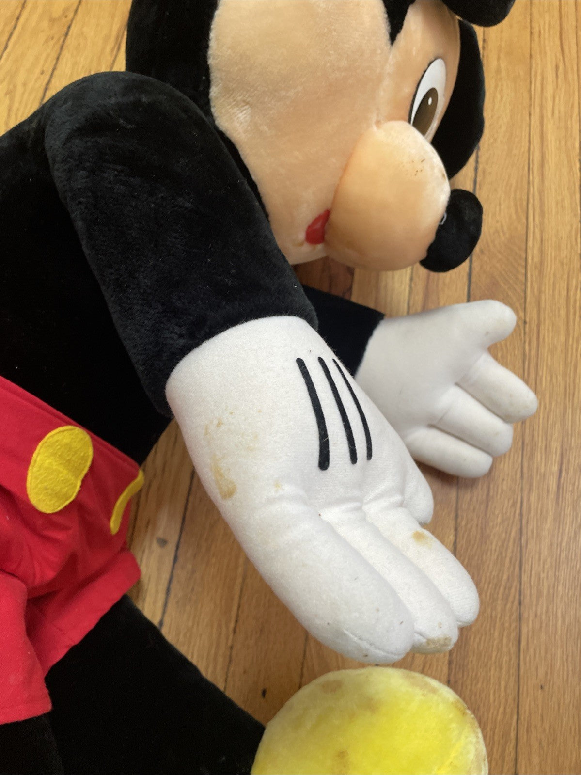 Rare Vintage Disneyland Mickey Mouse 36 Inch Plush Tag RARE Walt Disney