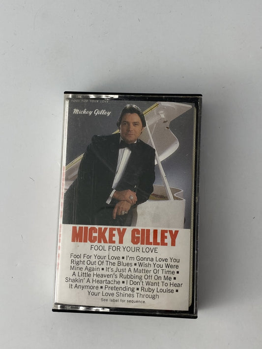 Mickey Gilley Fool For Your Love Cassette 1983 Epic Country Music