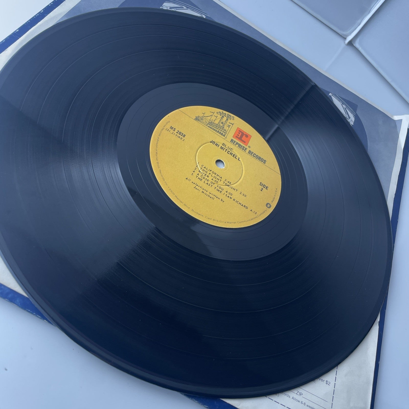 Joni Mitchell - Blue (1971) 70s Reissue Reprise MS 2038 VG