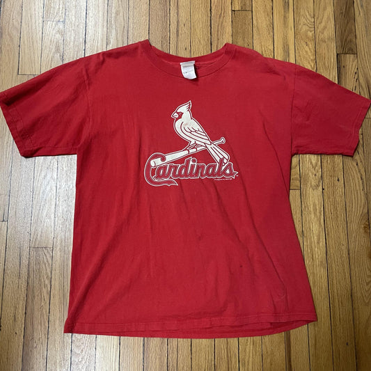 Vintage St Louis Cardinals Shirt Mens Large Red MLB Baseball VF Imagewear 2000s