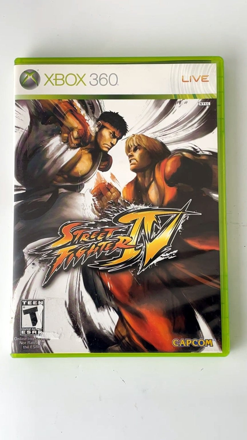 Street Fighter IV Xbox 360 Video Game Multiplayer Fighting Classic CIB