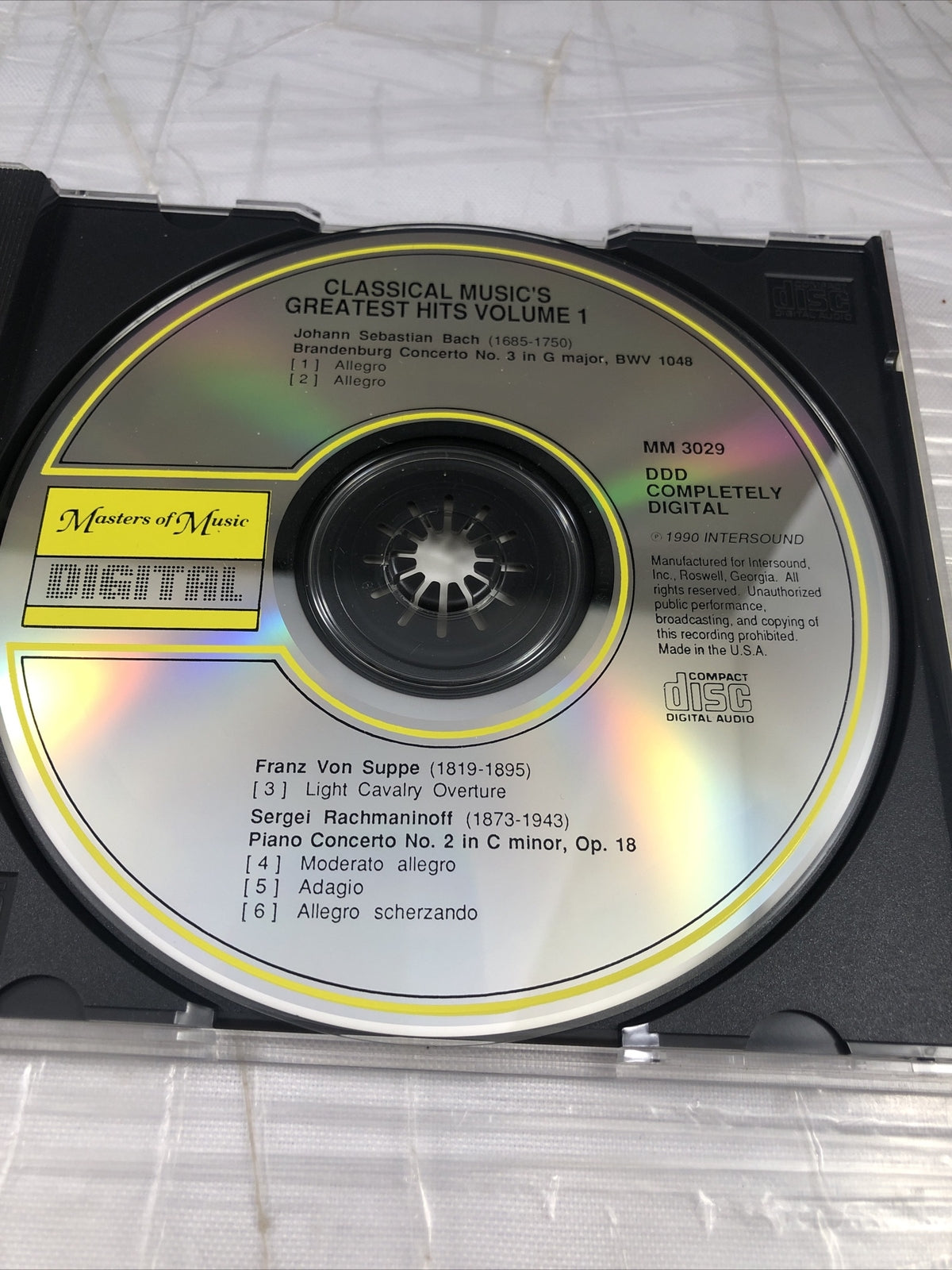 Classical Music's Greatest Hits Volume 1 [CD] ROSSINI, BRAHMS, & TCHAIKOVSKY 