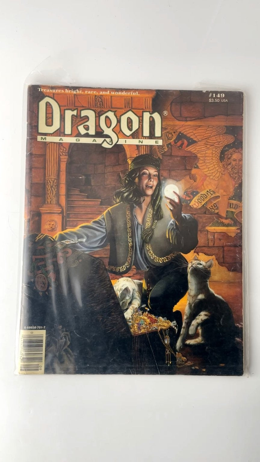 Dragon Magazine #149 Illustrated Fantasy Gaming 1989 TSR Inc