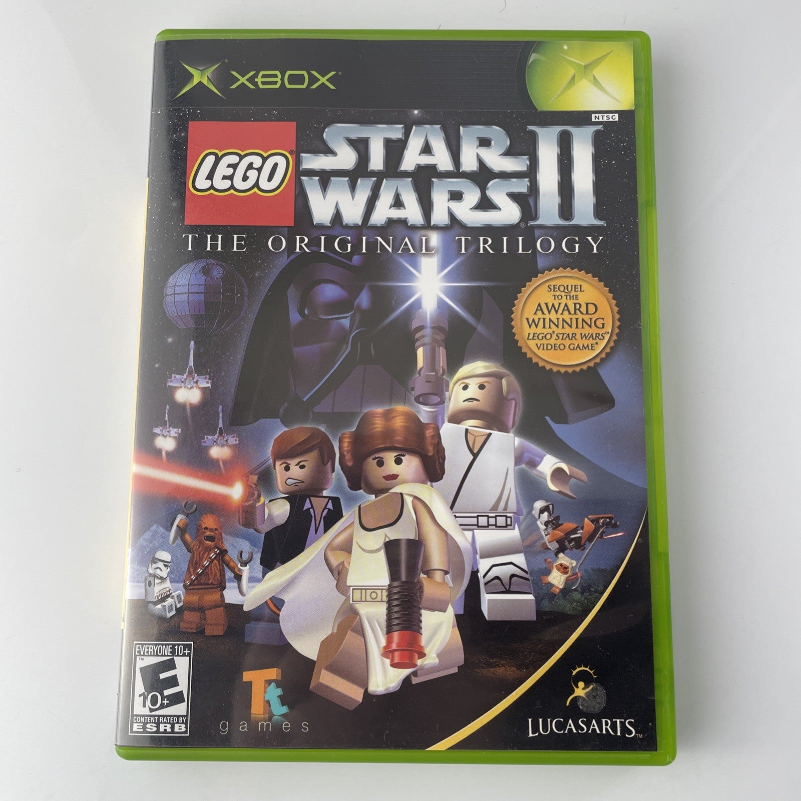LEGO Star Wars II - The Original Trilogy (Xbox, 2006) No Manual Tested VG Disc