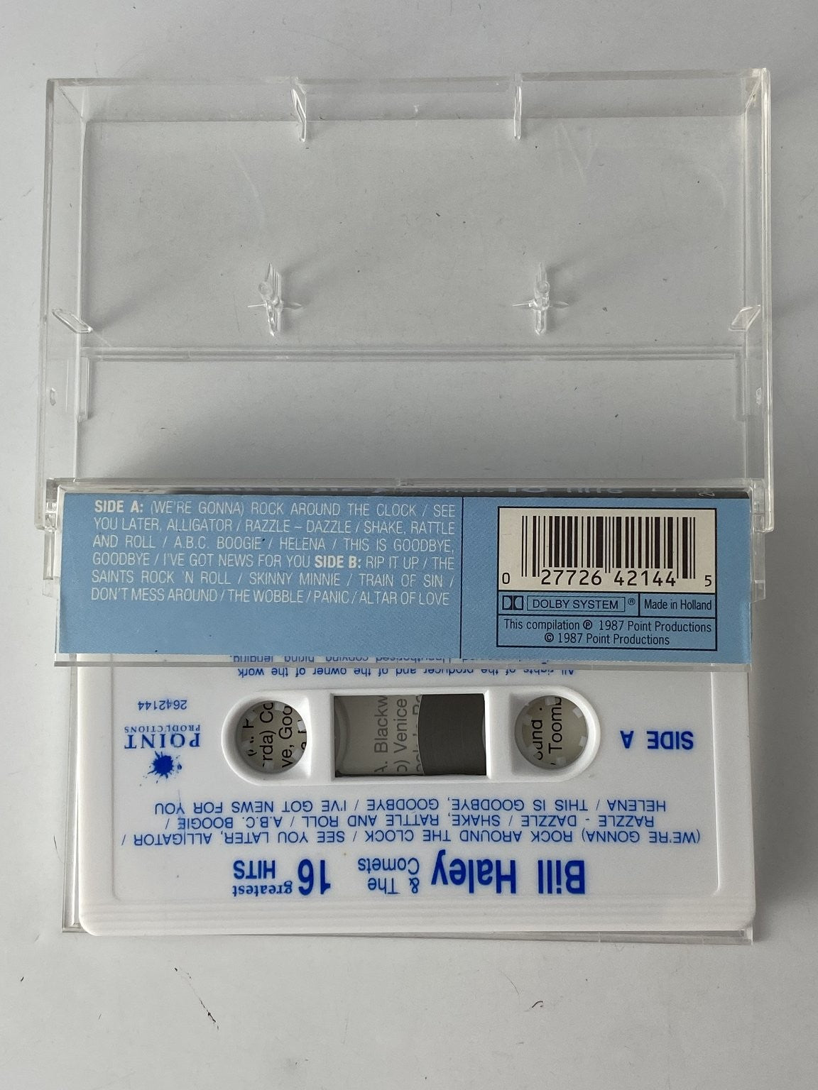 Bill Haley and the Comets 16 Greatest Hits Cassette 1987 Point Productions