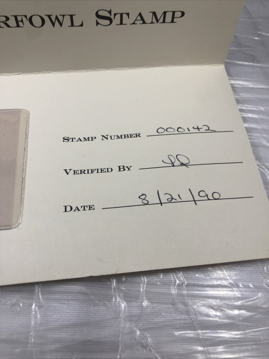 U.S. (MO12G) 1990 Missouri State Governor Edition Duck Stamp Rare First Year