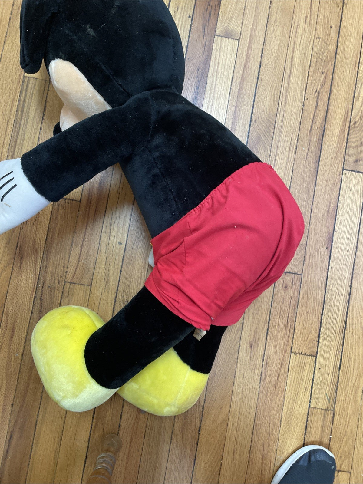 Rare Vintage Disneyland Mickey Mouse 36 Inch Plush Tag RARE Walt Disney