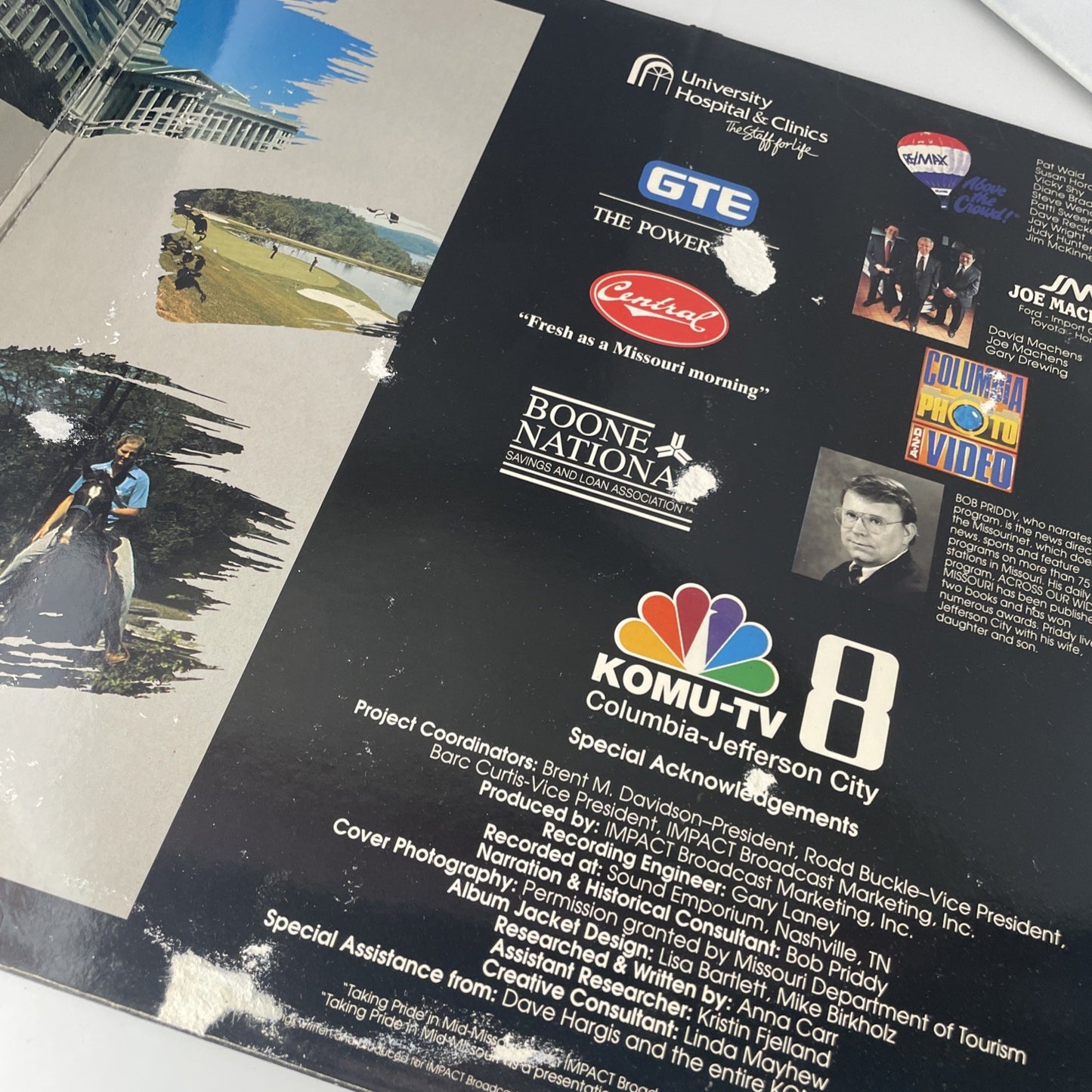 Taking Pride In Mid-Missouri KOMU-TV 8 Columbia-Jefferson City. Gatefold in NM-
