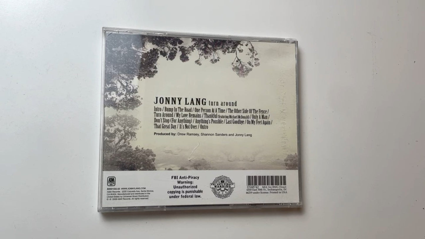 Jonny Lang - Turn Around CD 2006 Blues Rock A&M Records