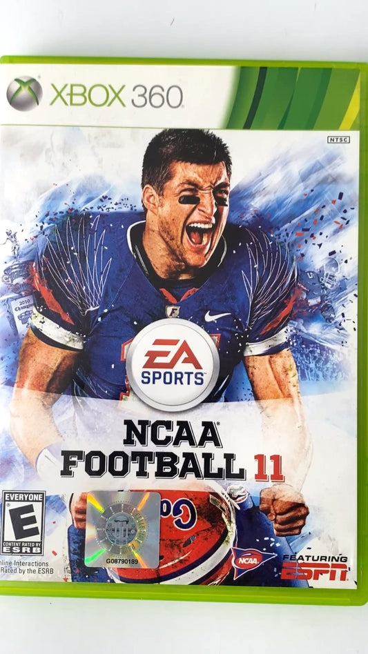 NCAA Football 11 Xbox 360 Video Game Multiplayer ESPN EA Sports