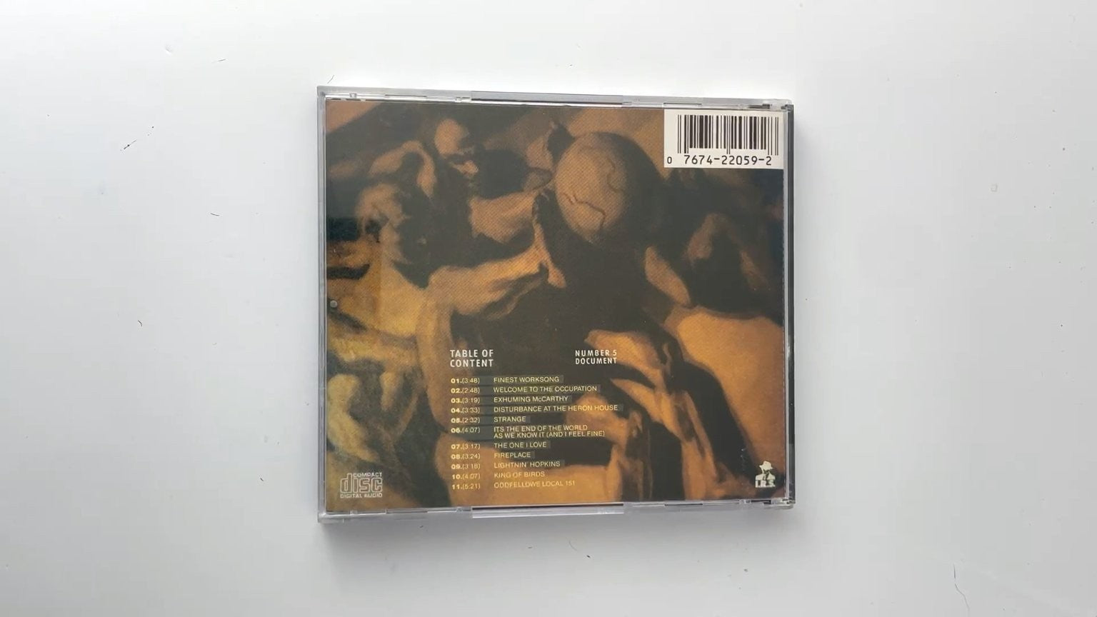 R.E.M. - Document CD 1987 Alternative Rock I.R.S. Records IRSD-42059