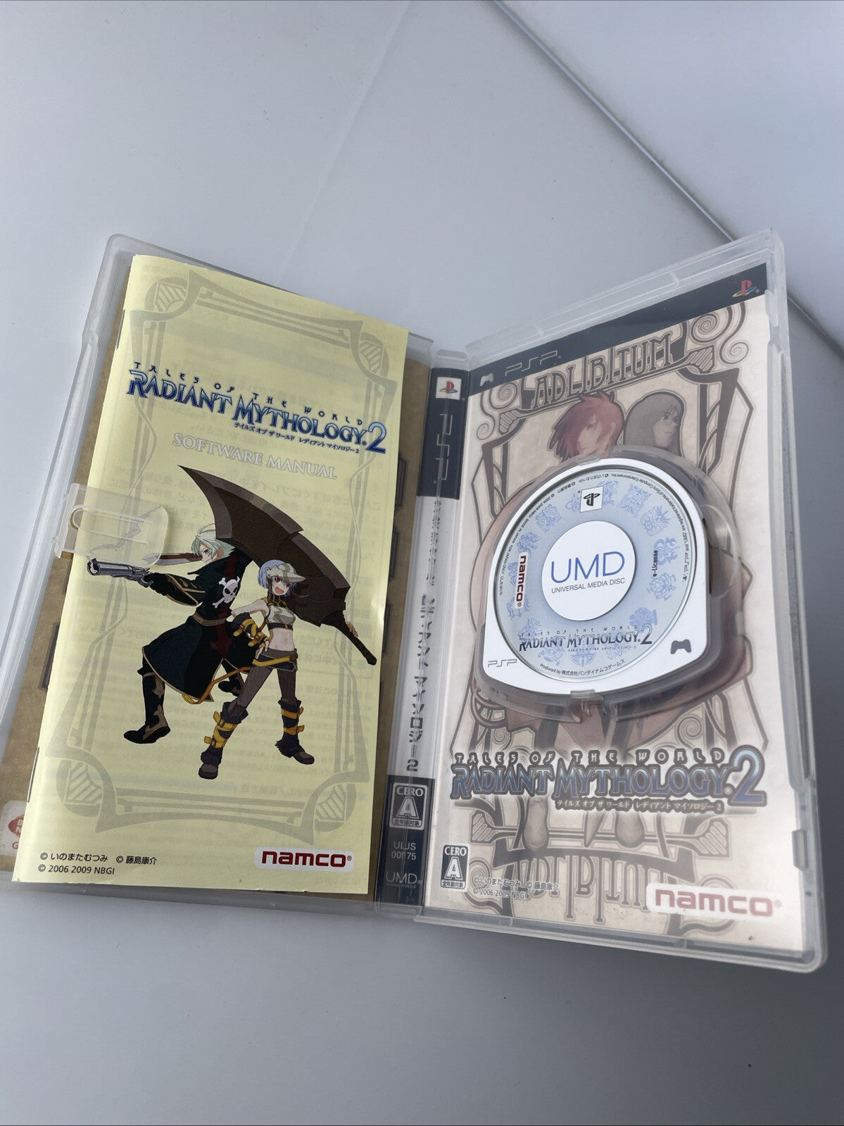 Tales of the World Radiant Mythology 2 Playstation PSP Japan import US Seller