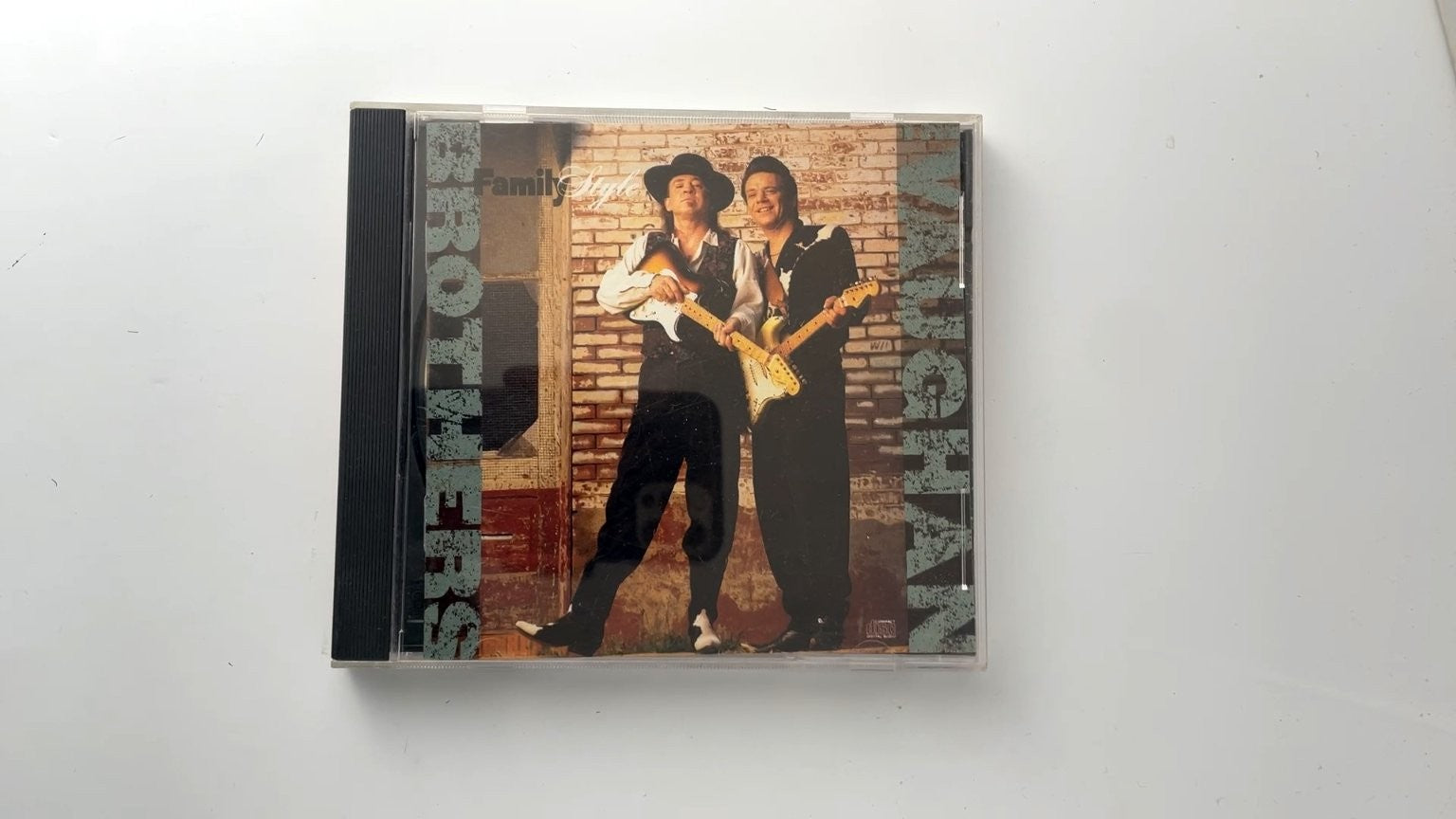 The Vaughan Brothers - Family Style CD 1990 Produced by Nile Rodgers Blues Rock