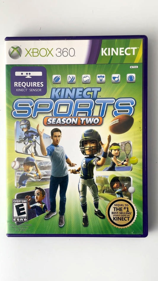 Kinect Sports Season Two Xbox 360 Video Game Multiplayer Kinect