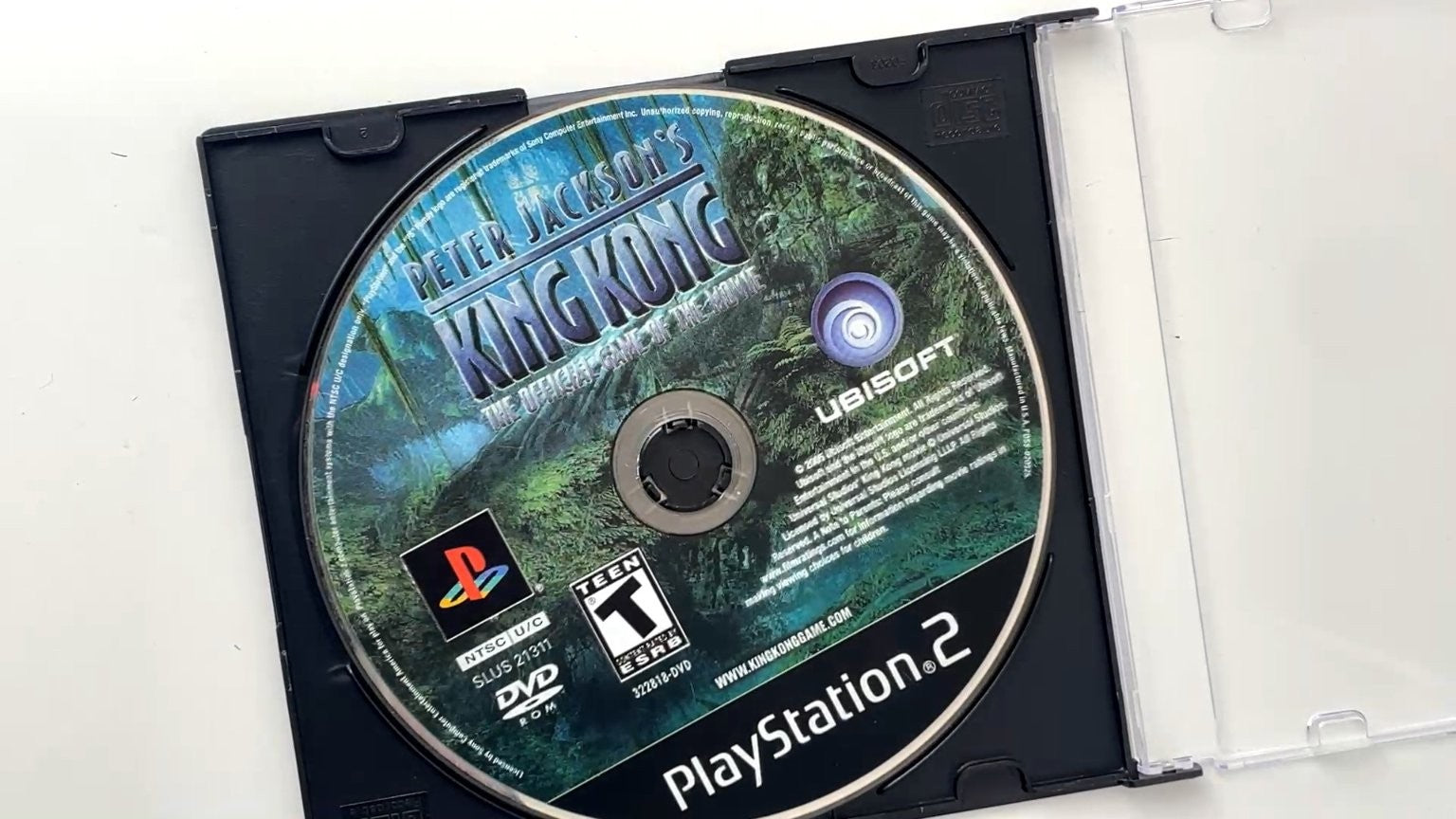 Peter Jackson's King Kong PlayStation 2 Video Game Teen Multiplayer DISC ONLY