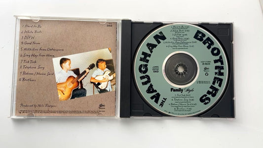 The Vaughan Brothers - Family Style CD 1990 Produced by Nile Rodgers Blues Rock