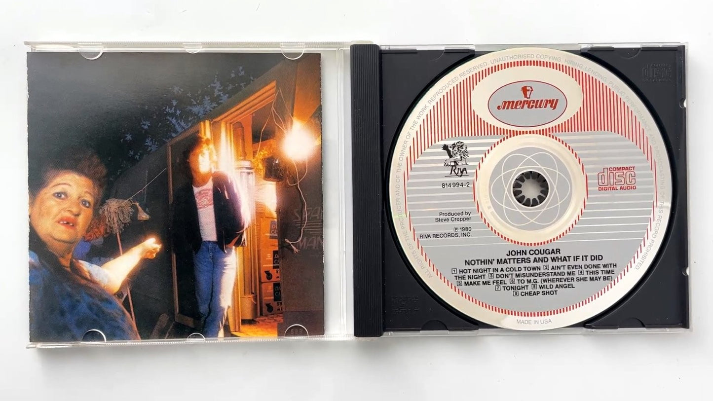 John Cougar - Nothin' Matters And What If It Did CD 1980 Rock Mercury
