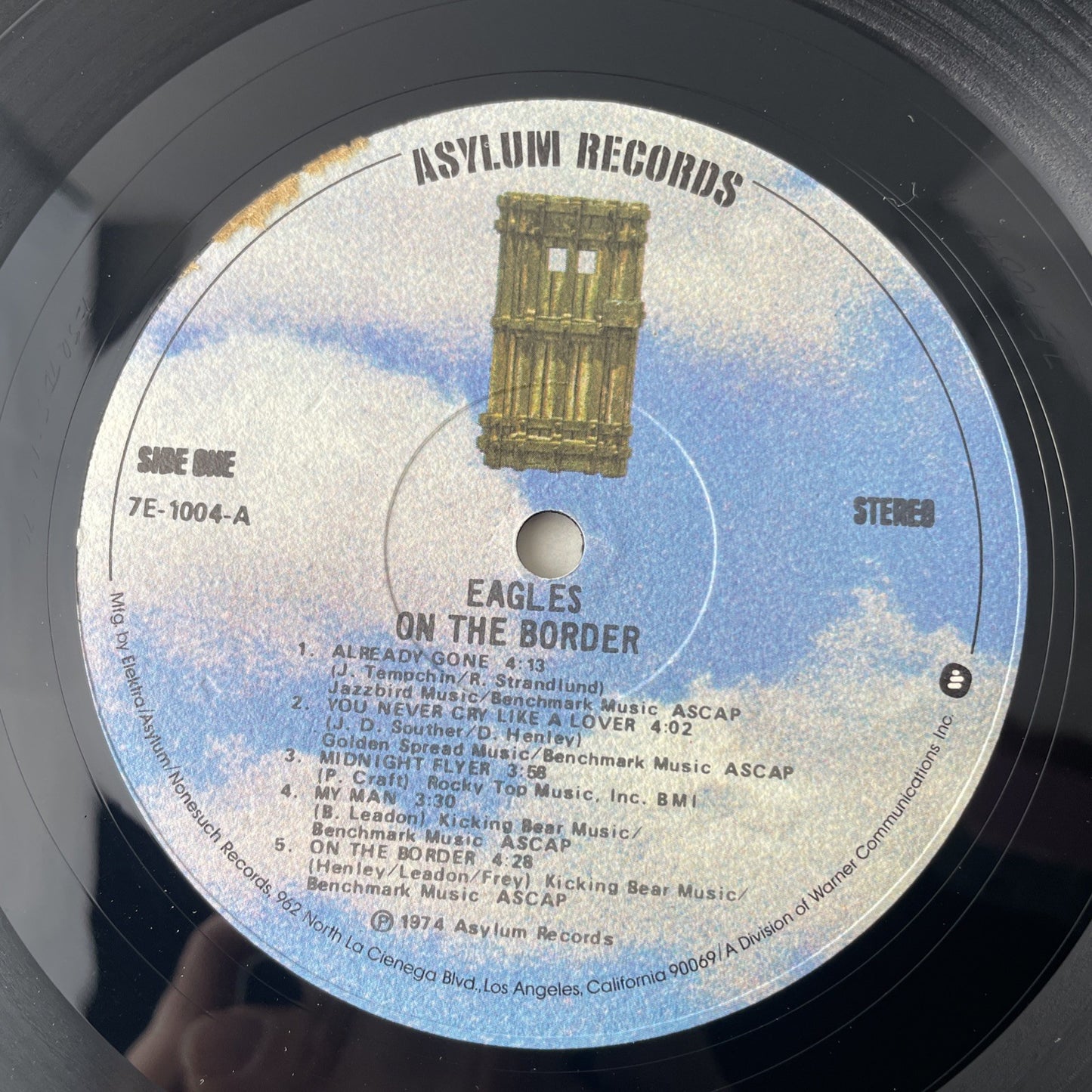 Eagles - On The Border (1974) Vinyl LP, Asylum Records, 7E1004