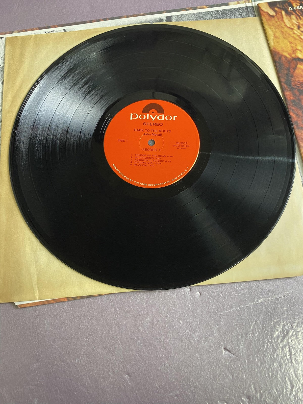 Vintage John Mayall Back To The Roots 2xLP Vinyl 1971 Polydor Blues Rock Album