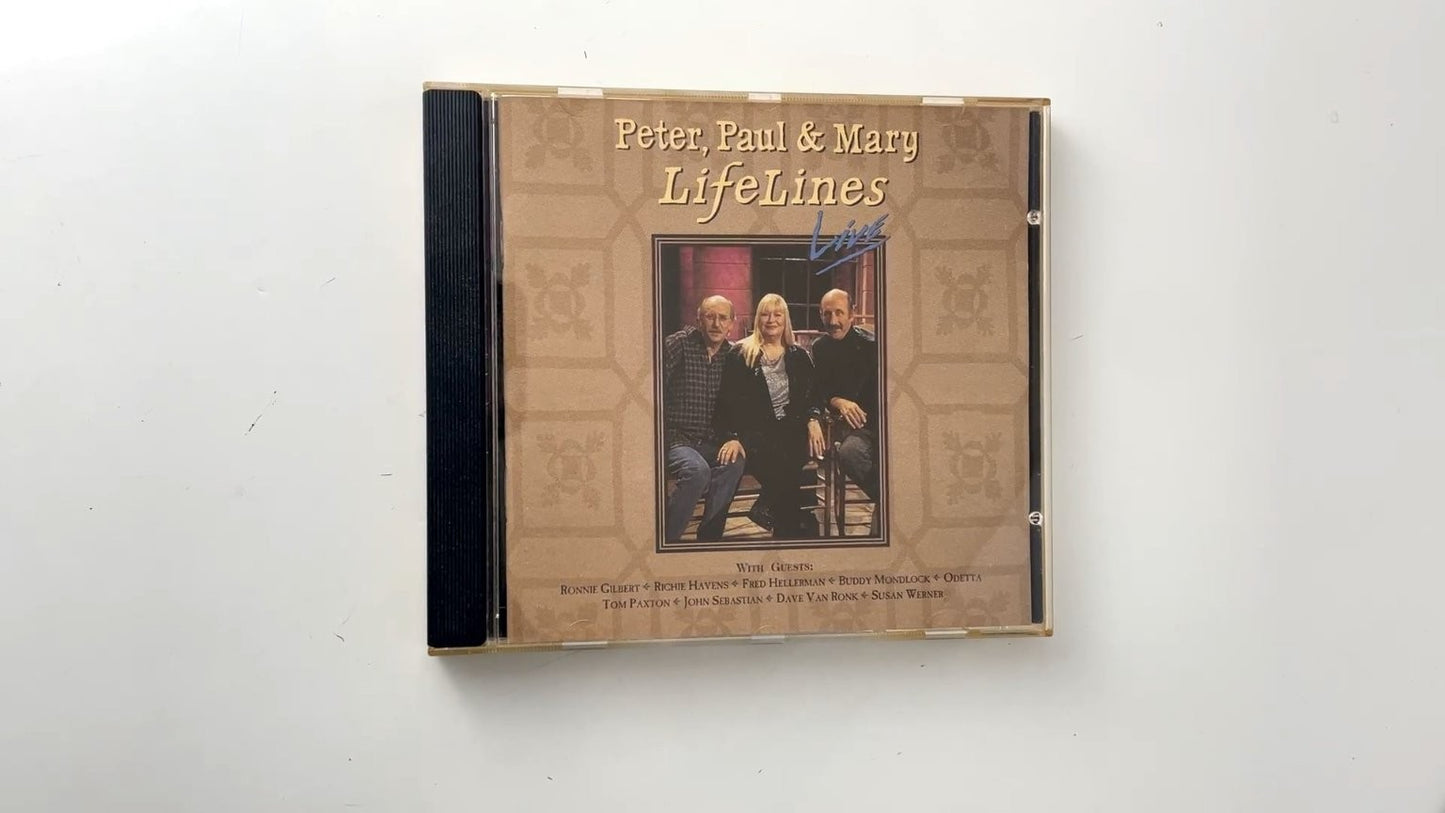 Peter, Paul & Mary - LifeLines Live CD 1996 Folk Warner Bros.