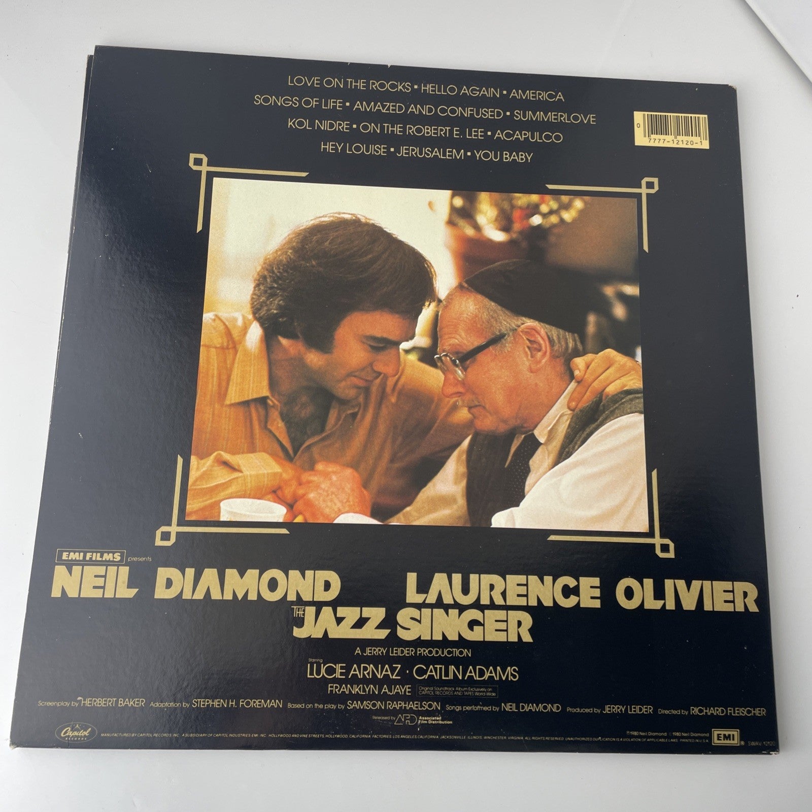 JAZZ SINGER OST Neil Diamond MFSL LP NM embossed gatefold u