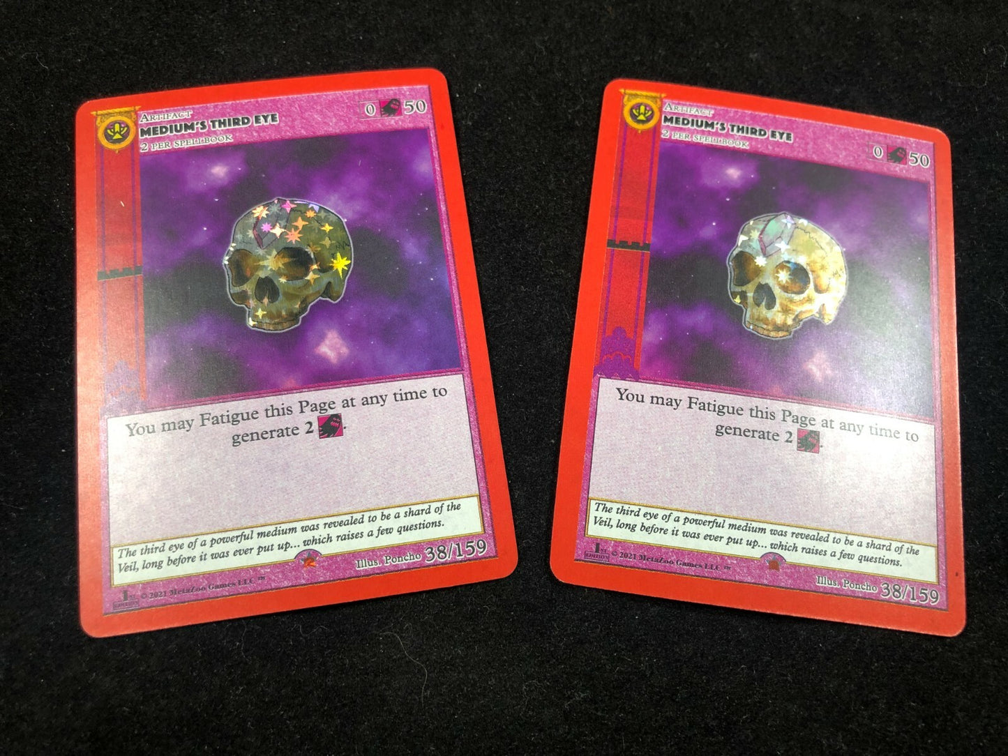 X2MetaZoo Cryptid Nation Medium's Third Eye 38/159 1st Edition Reverse Holo MINT